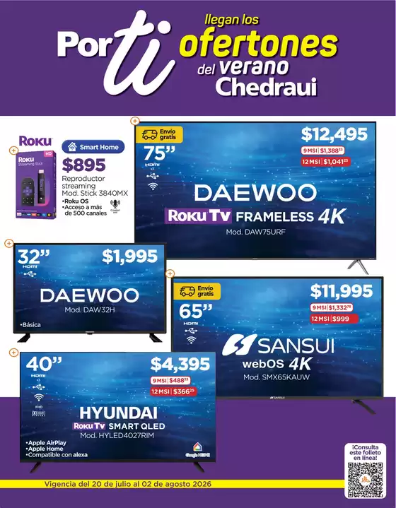 Catálogo Chedraui | Nuestras mejores ofertas para ti | 2026-07-20T00:00:00.000Z - 2026-08-02T00:00:00.000Z