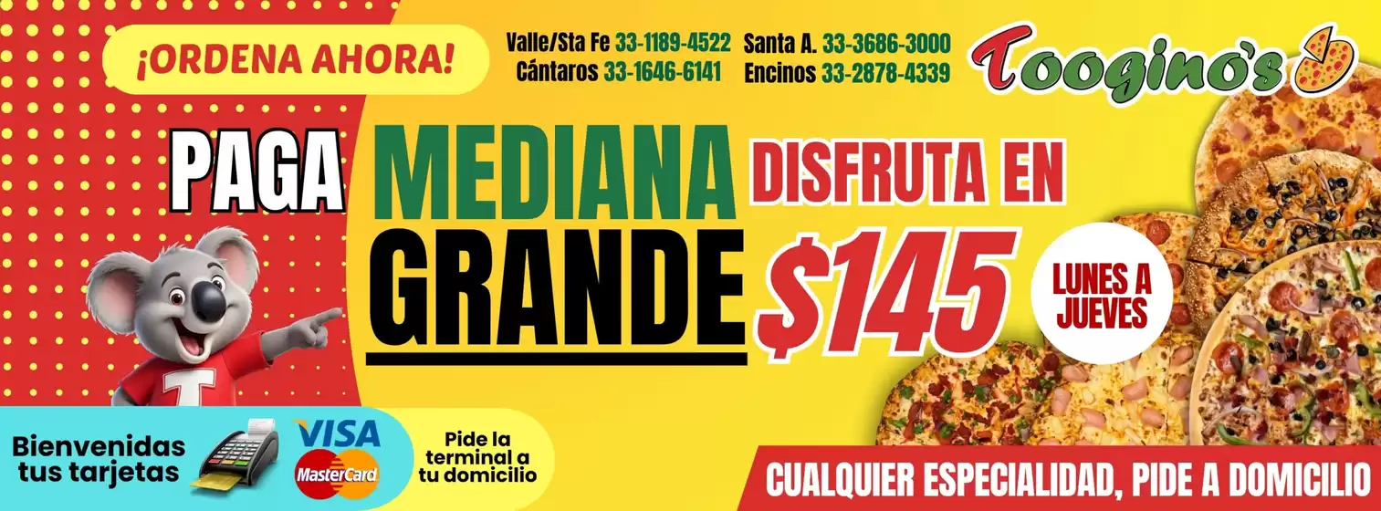 Catálogo Toogino’s Pizza | Promo | 2026-07-22T00:00:00.000Z - 2026-10-31T00:00:00.000Z
