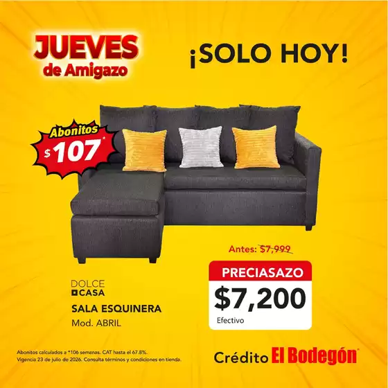 Catálogo El Bodegón en Oteapan | Ofertas principales para todos los cazadores de gangas | 2026-07-23T00:00:00.000Z - 2026-07-23T00:00:00.000Z