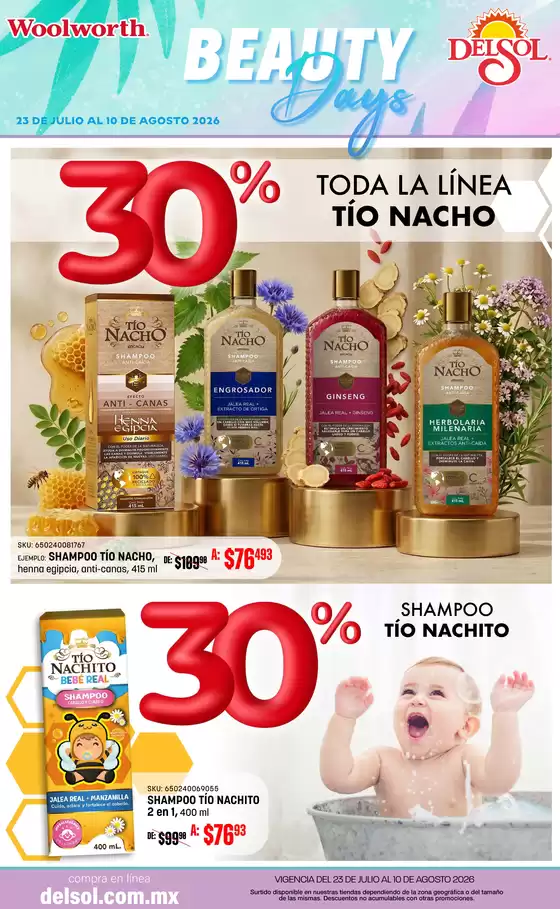 Catálogo Woolworth en Oteapan | Pasillo Genomma Julio 2026 | 2026-07-23T00:00:00.000Z - 2026-08-10T00:00:00.000Z