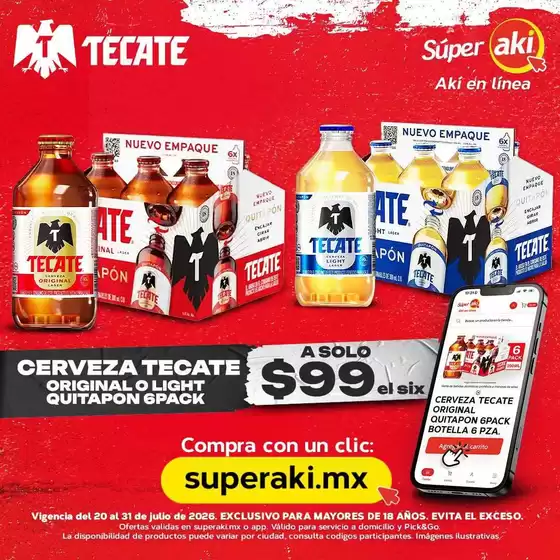Catálogo Súper Aki | Grandes descuentos en productos seleccionados | 2026-07-20T00:00:00.000Z - 2026-07-31T00:00:00.000Z