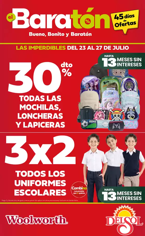 Catálogo Woolworth | Bueno, Bonito y Baratón | 2026-07-23T00:00:00.000Z - 2026-07-27T00:00:00.000Z