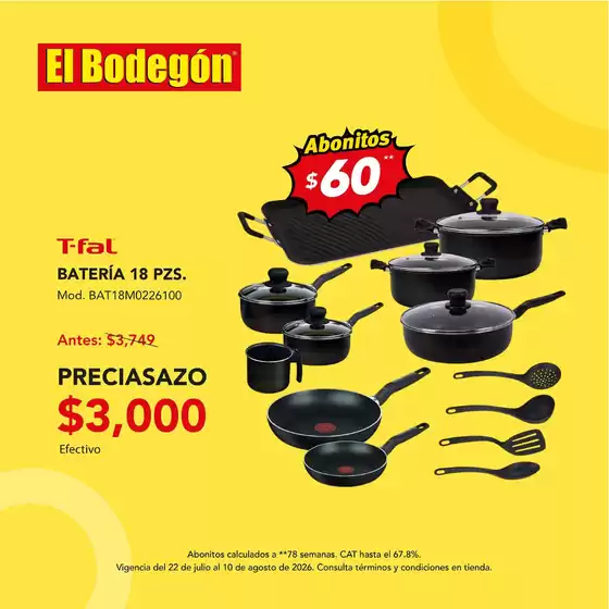 Catálogo El Bodegón | Ahorra ahora con nuestras ofertas | 2026-07-22T00:00:00.000Z - 2026-08-10T00:00:00.000Z