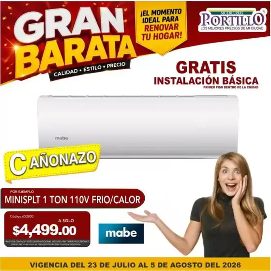 Catálogo Mueblerías Portillo | Nuestras mejores ofertas para ti | 2026-07-23T00:00:00.000Z - 2026-08-05T00:00:00.000Z