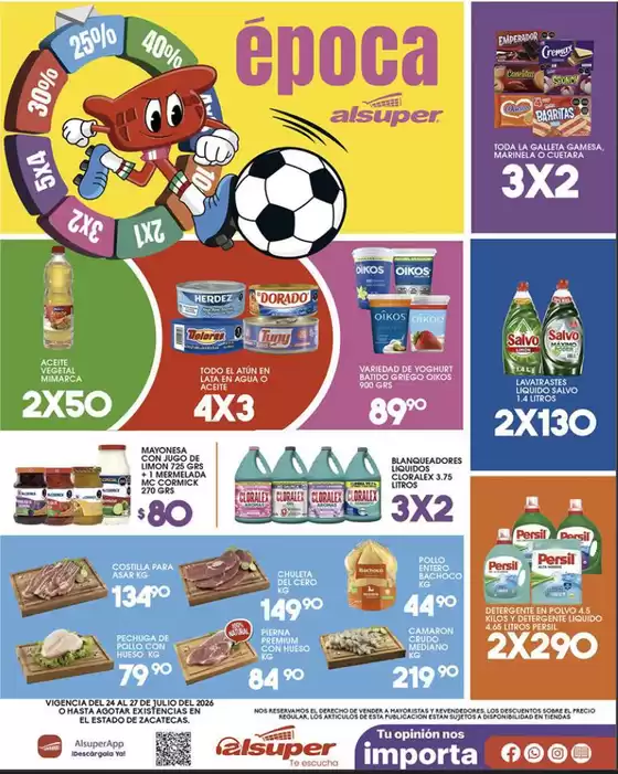 Catálogo Alsuper | Alsuper Zac | 2026-07-24T00:00:00.000Z - 2026-07-27T00:00:00.000Z