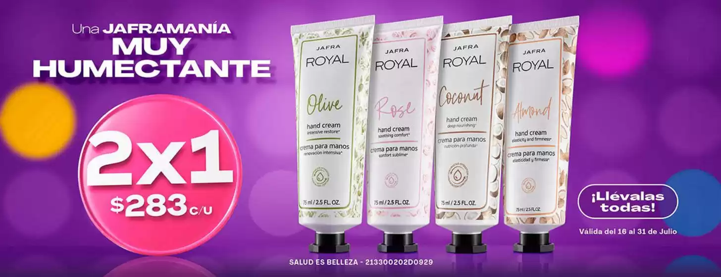 Catálogo Jafra en El Barrio de la Soledad | Excelente oferta para todos los clientes | 2026-07-16T00:00:00.000Z - 2026-07-31T00:00:00.000Z