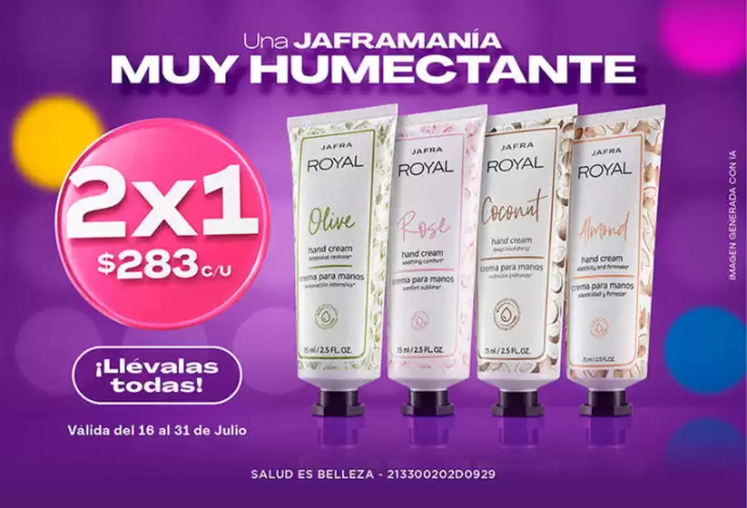 Catálogo Jafra en El Barrio de la Soledad | Ahorra ahora con nuestras ofertas | 2026-07-16T00:00:00.000Z - 2026-07-31T00:00:00.000Z