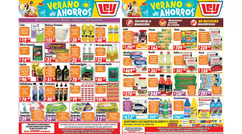 Catálogo Casa Ley | Excelente oferta para cazadores de gangas | 2026-07-27T00:00:00.000Z - 2026-08-02T00:00:00.000Z