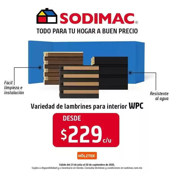 Catálogo Sodimac Constructor | Ahorra ahora con nuestras ofertas | 2026-07-23T00:00:00.000Z - 2026-09-02T00:00:00.000Z