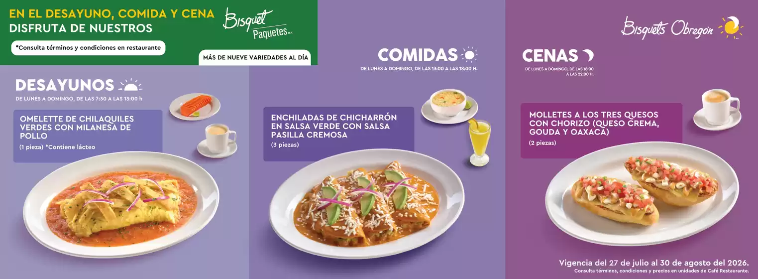 Catálogo Bisquets Obregón | Promos | 2026-07-28T00:00:00.000Z - 2026-08-30T00:00:00.000Z