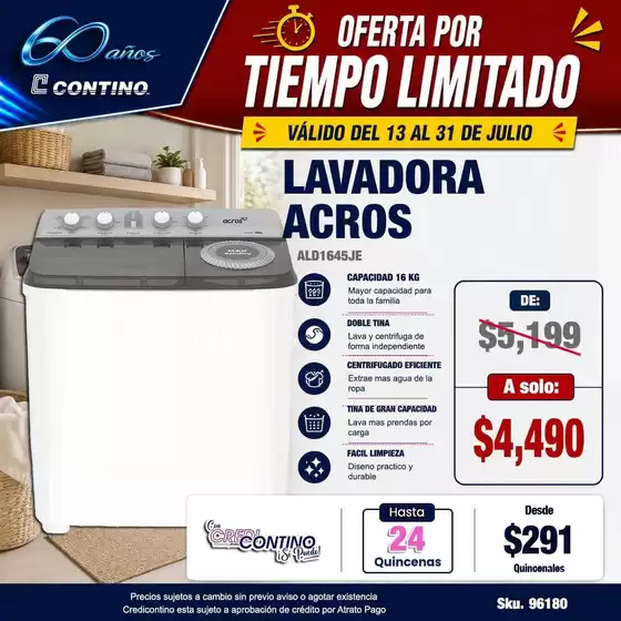 Catálogo Contino | Ofertas exclusivas para nuestros clientes | 2026-07-13T00:00:00.000Z - 2026-07-31T00:00:00.000Z