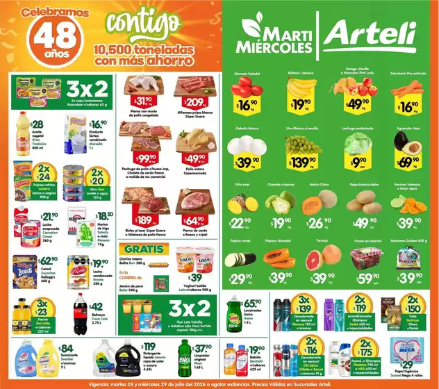 Catálogo Arteli express | Ofertas Arteli express | 2026-07-28T00:00:00.000Z - 2026-07-29T00:00:00.000Z