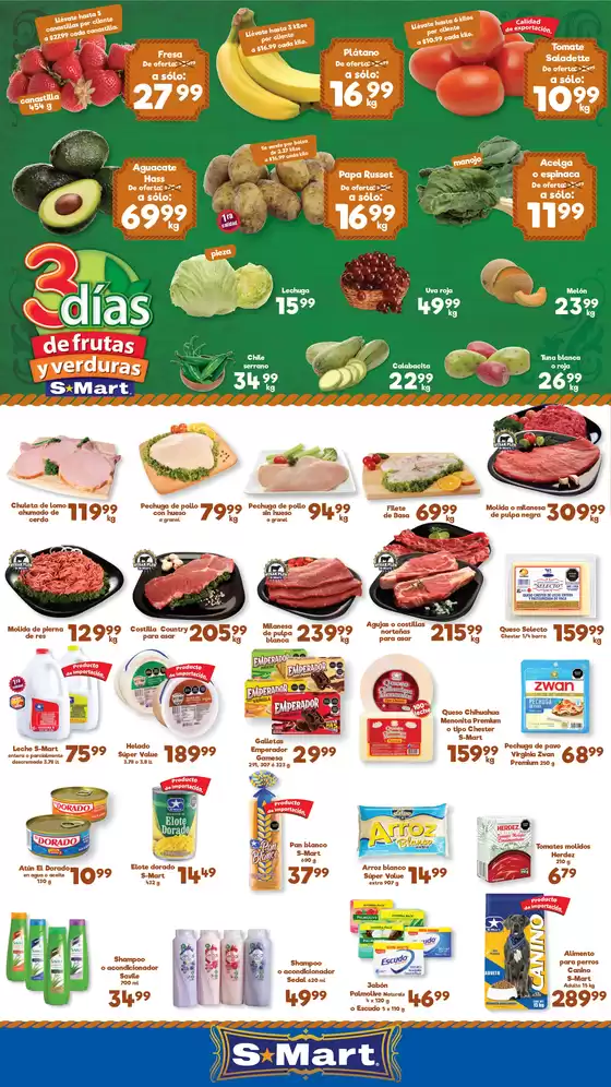 Catálogo S-Mart | Ofertas S-Mart monterrey | 2026-07-28T00:00:00.000Z - 2026-07-30T00:00:00.000Z