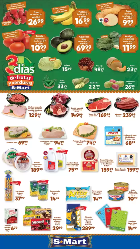 Catálogo S-Mart | Ofertas S-Mart laredo | 2026-07-28T00:00:00.000Z - 2026-07-30T00:00:00.000Z