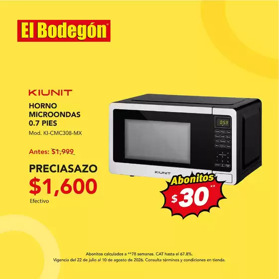 Catálogo El Bodegón | Ofertas y promociones actuales | 2026-07-22T00:00:00.000Z - 2026-08-10T00:00:00.000Z