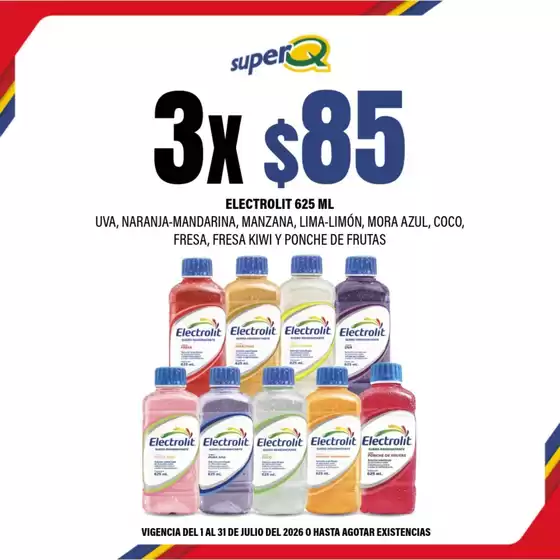 Catálogo Super Q | Ofertas principales y descuentos | 2026-07-01T00:00:00.000Z - 2026-07-31T00:00:00.000Z