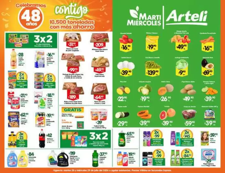 Catálogo Arteli express en Iztapalapa | Arteli Express | 2026-07-29T00:00:00.000Z - 2026-07-29T00:00:00.000Z