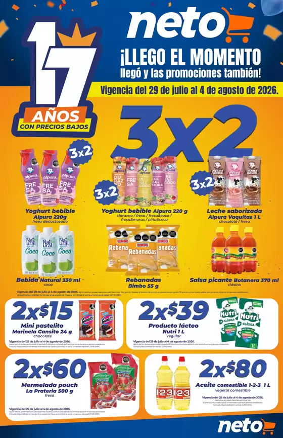 Catálogo Tiendas Neto en Iztapalapa | Semana 06 29 de Julio al 4 de Agosto | 2026-07-29T00:00:00.000Z - 2026-08-04T00:00:00.000Z
