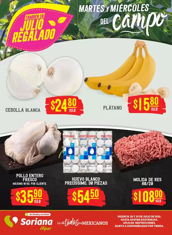 Catálogo Soriana Híper en Ciudad Juárez | Ofertas para cazadores de gangas | 2026-07-28T00:00:00.000Z - 2026-07-29T00:00:00.000Z