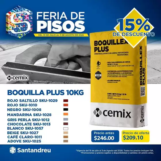 Catálogo Santandreu | Ofertas principales para todos los cazadores de gangas | 2026-07-15T00:00:00.000Z - 2026-08-03T00:00:00.000Z