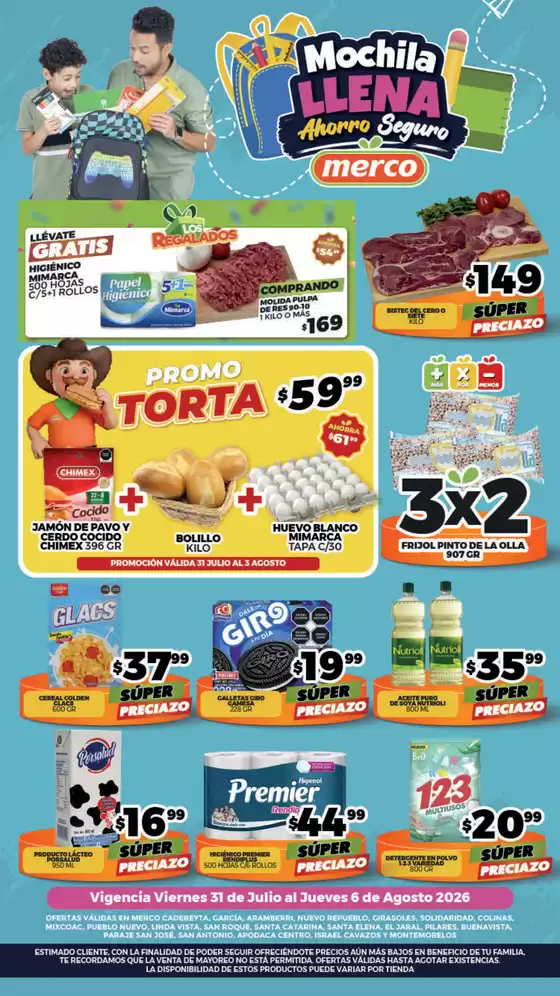 Catálogo Merco | Folleto semanal del 31 Julio al 6 Agosto NL | 2026-07-31T00:00:00.000Z - 2026-08-06T00:00:00.000Z