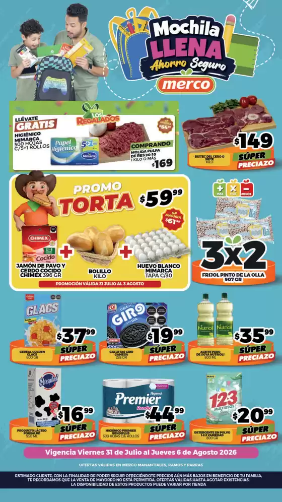 Catálogo Merco | Folleto semanal del 31 Julio al 6 Agosto SALT | 2026-07-31T00:00:00.000Z - 2026-08-06T00:00:00.000Z