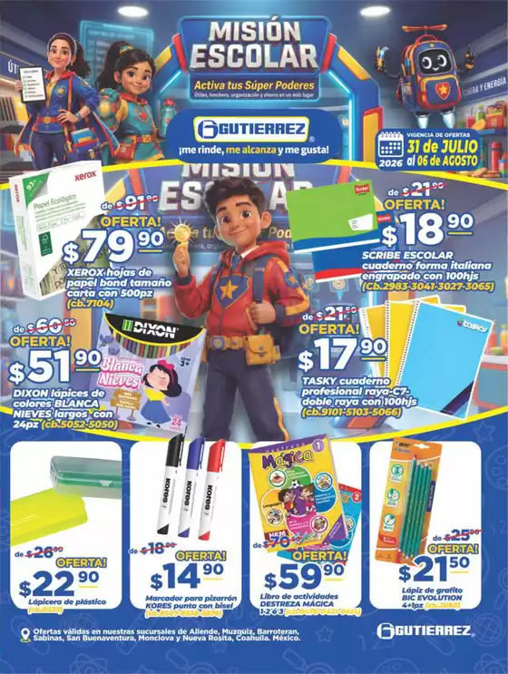 Catálogo Super Gutierrez | Excelente oferta para todos los clientes | 2026-07-31T00:00:00.000Z - 2026-08-06T00:00:00.000Z