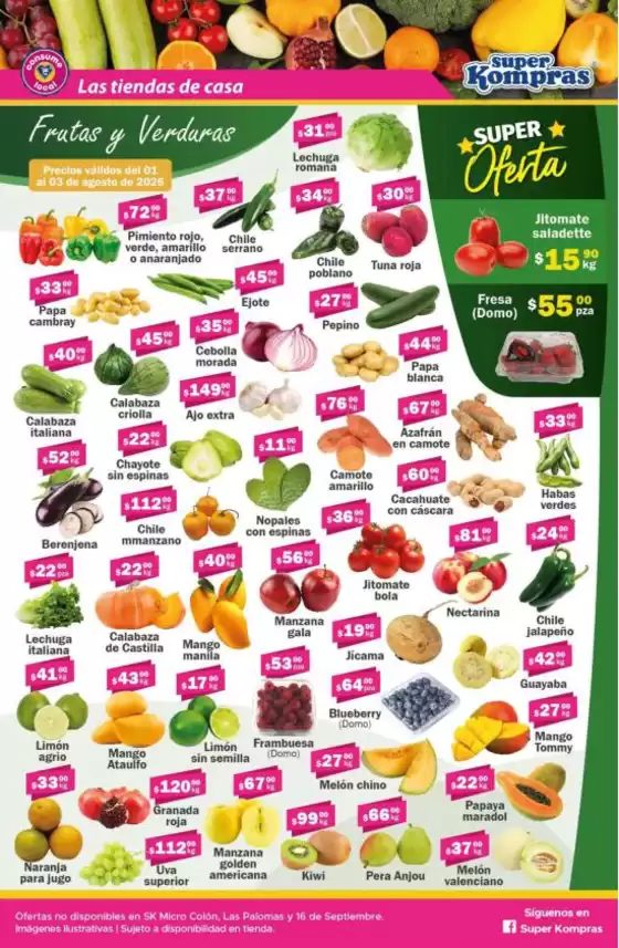 Catálogo Super kompras | Ofertas Super Kompras | 2026-08-01T00:00:00.000Z - 2026-08-03T00:00:00.000Z
