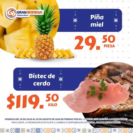 Catálogo La gran bodega | Nuestras mejores ofertas para ti | 2026-07-30T00:00:00.000Z - 2026-08-03T00:00:00.000Z