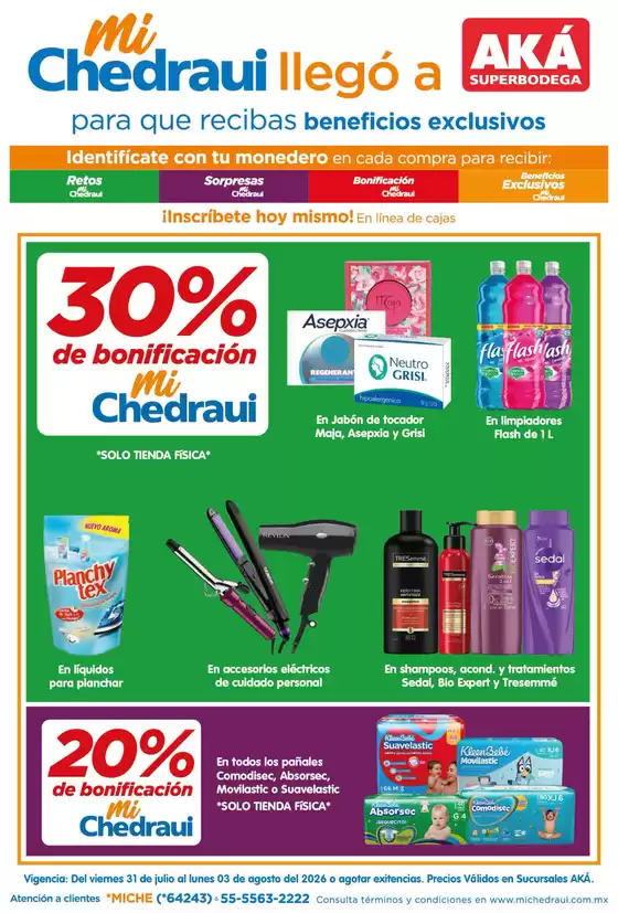 Catálogo AKÁ Superbodega | Ofertas para cazadores de gangas | 2026-07-31T00:00:00.000Z - 2026-08-03T00:00:00.000Z