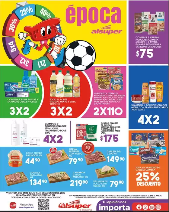 Catálogo Alsuper | Alsuper Laguna | 2026-07-31T00:00:00.000Z - 2026-08-03T00:00:00.000Z