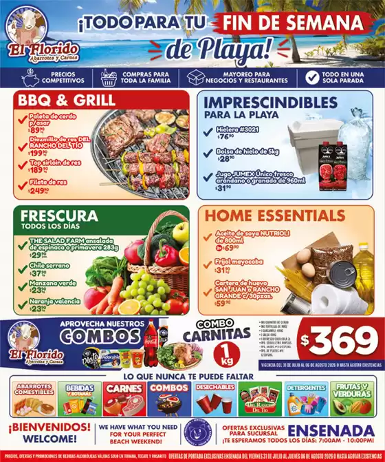 Catálogo El Florido | VOLANTE ENSENADA WEB 38 | 2026-08-03T00:00:00.000Z - 2026-08-06T00:00:00.000Z