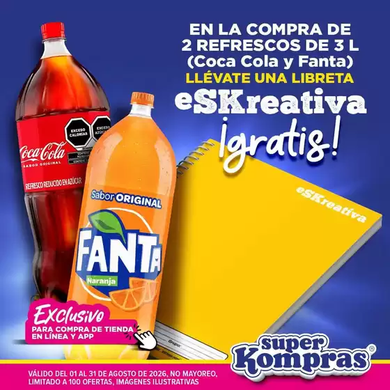Catálogo Super kompras | Ofertas especiales para ti | 2026-08-01T00:00:00.000Z - 2026-08-31T00:00:00.000Z