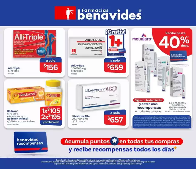 Catálogo Farmacias Benavides | Catálogo Farmacias Benavides | 2026-08-01T00:00:00.000Z - 2026-08-31T00:00:00.000Z