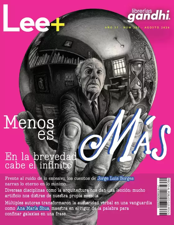 Catálogo Librerías Gandhi | Lee 207 Menos es mas | 2026-08-01T00:00:00.000Z - 2026-08-31T00:00:00.000Z