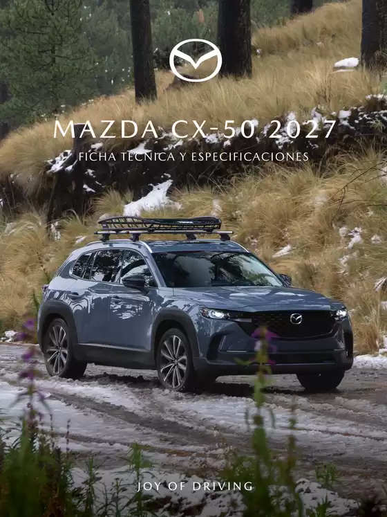 Catálogo Mazda | Ficha tecnica mazda cx 50 2027 | 2026-08-03T00:00:00.000Z - 2027-12-31T00:00:00.000Z