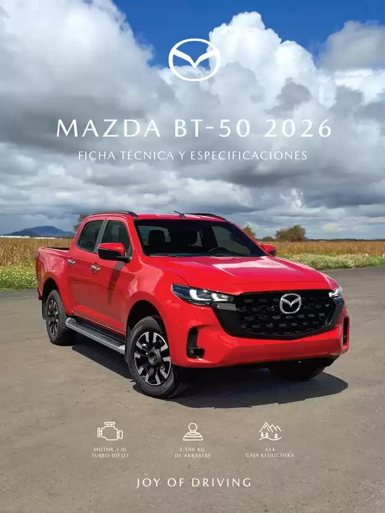Catálogo Mazda | Ficha tecnica mazda bt 50 2026 | 2026-08-03T00:00:00.000Z - 2026-12-31T00:00:00.000Z