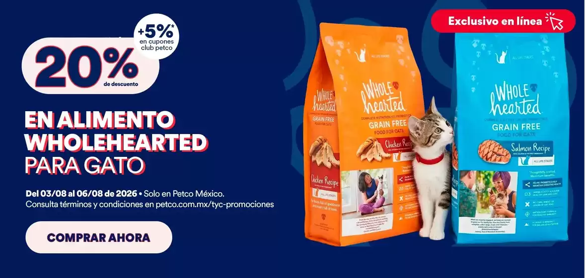 Catálogo Petco | Ofertas Petco | 2026-08-03T00:00:00.000Z - 2026-08-06T00:00:00.000Z