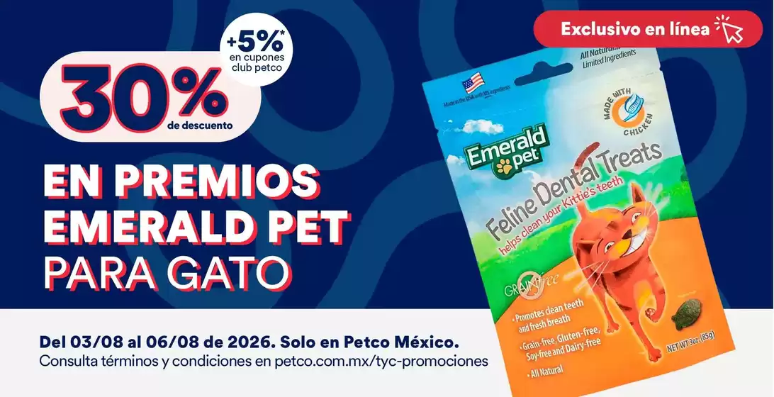 Catálogo Petco | Excelente oferta para todos los clientes | 2026-08-03T00:00:00.000Z - 2026-08-06T00:00:00.000Z