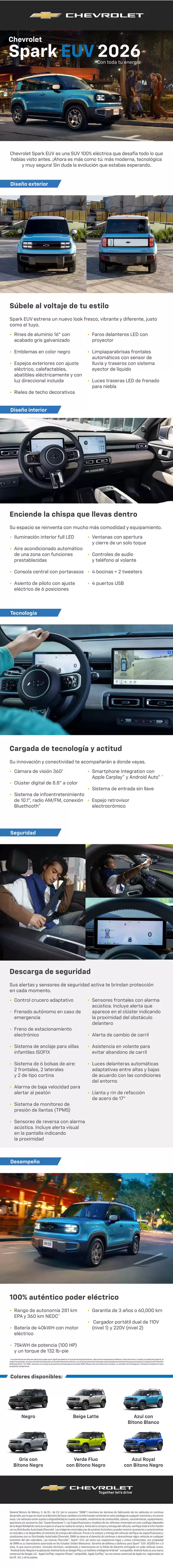 Catálogo Chevrolet en Santiago de Querétaro | Catalogo spark euv 2026 v3 | 2026-08-03T00:00:00.000Z - 2026-08-17T00:00:00.000Z