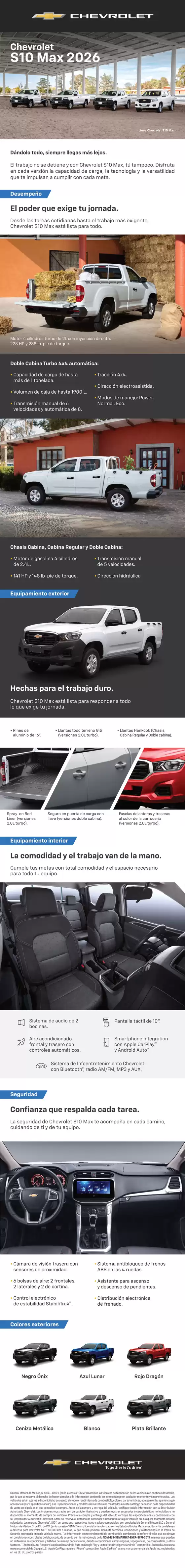 Catálogo Chevrolet en General Miguel Alemán (Potrero Nuevo) | Catalogo S10MAX 2026 | 2026-08-03T00:00:00.000Z - 2026-08-17T00:00:00.000Z