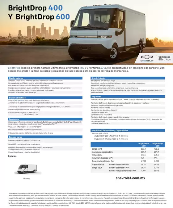 Catálogo Chevrolet en General Miguel Alemán (Potrero Nuevo) | Ficha Tecnica Chevrolet BrightDrop 2025 5 | 2026-08-03T00:00:00.000Z - 2026-08-17T00:00:00.000Z