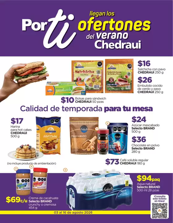 Catálogo Chedraui en Colima | Excelente oferta para todos los clientes | 2026-08-03T00:00:00.000Z - 2026-08-16T00:00:00.000Z