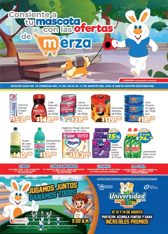Catálogo Merza | Promociones actuales | 2026-08-04T00:00:00.000Z - 2026-08-13T00:00:00.000Z