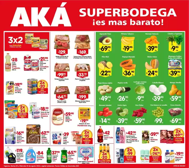 Catálogo AKÁ Superbodega | Ofertas AKÁ Superbodega | 2026-08-04T00:00:00.000Z - 2026-08-05T00:00:00.000Z