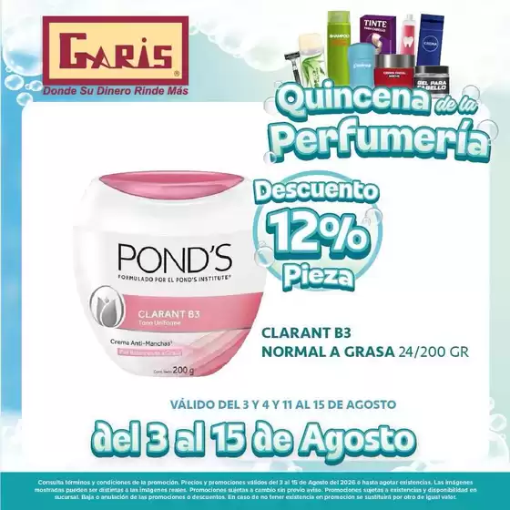 Catálogo Garis en Tenango del Aire | Ofertas principales y descuentos | 2026-08-03T00:00:00.000Z - 2026-08-15T00:00:00.000Z