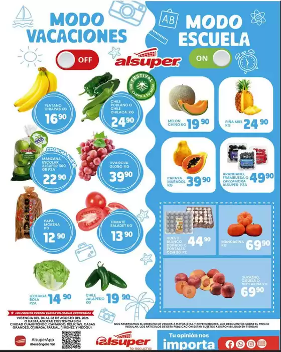 Catálogo Alsuper en Pedro Meoqui | Alsuper Chihuahua-estado | 2026-08-04T00:00:00.000Z - 2026-08-06T00:00:00.000Z