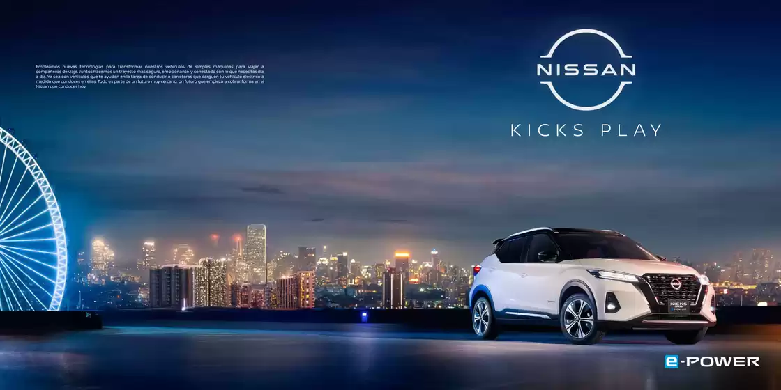 Catálogo Nissan en Delicias | Nissan 2026 kicks e power catalogo | 2026-08-05T00:00:00.000Z - 2027-08-05T00:00:00.000Z