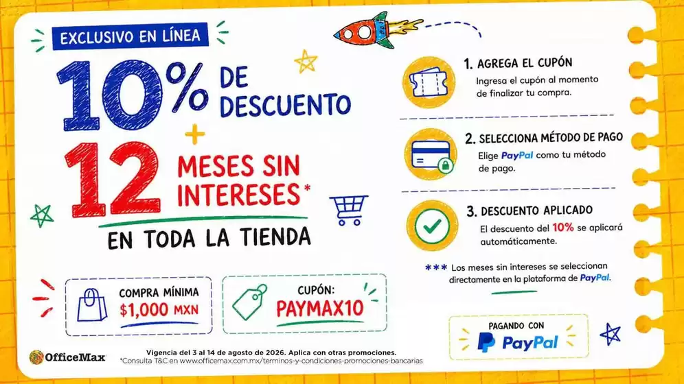 Catálogo OfficeMax | Excelente oferta para todos los clientes | 2026-08-03T00:00:00.000Z - 2026-08-14T00:00:00.000Z