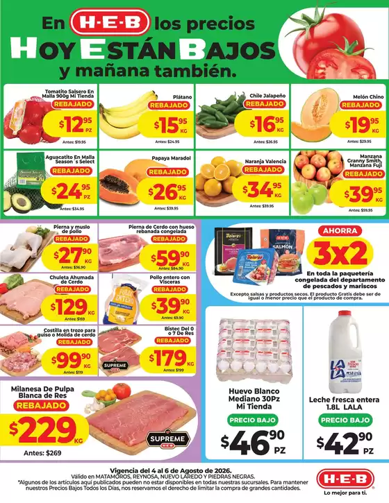 Catálogo HEB | Ofertas HEB | 2026-08-05T00:00:00.000Z - 2026-08-06T00:00:00.000Z